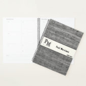 Slank geborsteld metaal industrieel ontwerp planner (Display)