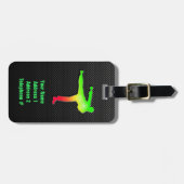 Slank gehuwde kunsten bagagelabel (Voorkant horizontaal)