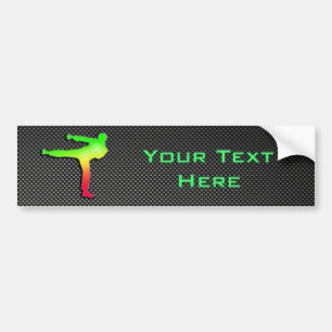 Slank gehuwde kunsten bumpersticker