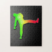 Slank gehuwde kunsten legpuzzel (Verticaal)