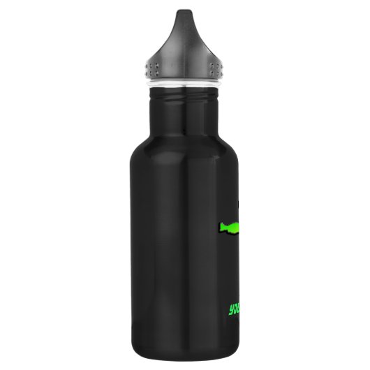 Slank gehuwde kunsten waterfles  (Links)