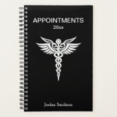 Slank gepersonaliseerd medisch afsprakenboek planner (Voorkant)