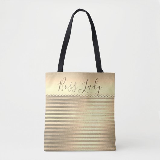 Slank Gold Boss Lady Canvas tas (Voorkant)