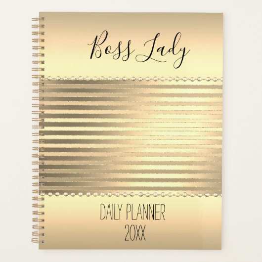 Slank Gold Boss Lady Planner (Voorkant)