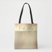 Slank Gold Boss Lady Tote Bag (Voorkant)