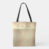 Slank Gold Boss Lady Tote Bag (Achterkant)