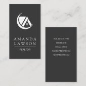 Slank grijs | Uitvoerend directeur Afsprakenkaartje (Voorkant / Achterkant)