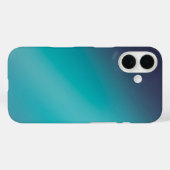 Slank groen Ombre – iPhone 16 Hoesje (Achterkant (horizontaal))