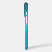 Slank groen Ombre – iPhone 16 Hoesje (Achterkant / Links)