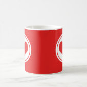 Slank hart Mok, rood Koffiemok (Center)