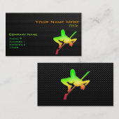 Slank hoge sprint visitekaartje (Voorkant / Achterkant)