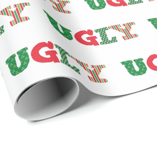 Slank kerstcadeaupapier, zgn. sweater cadeaupapier (Rol Hoek)