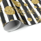 Slank kerstpatroon cadeaupapier (Rol Hoek)
