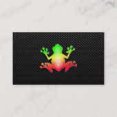 Slank kikker visitekaartje (Achterkant)