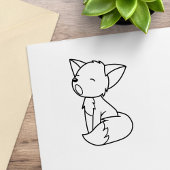 Slank kleine voskleur me rubberstempel