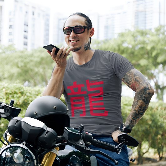 Slank 'Leef fel, leef vrij, leef als een draak' T-shirt