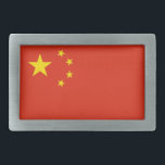 Slank met vlag van China Gesp<br><div class="desc">Voeg een gedurfde verklaring toe aan je outfit met onze exclusieve riemgesp met de vlag van China! Deze gesp is gemaakt met nauwgezette aandacht voor detail en is meer dan alleen een functioneel accessoire; het is een viering van uw culturele trots en individualiteit. Het opvallende ontwerp toont prominent de iconische...</div>