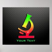 Slank microscoop poster (Voorkant)