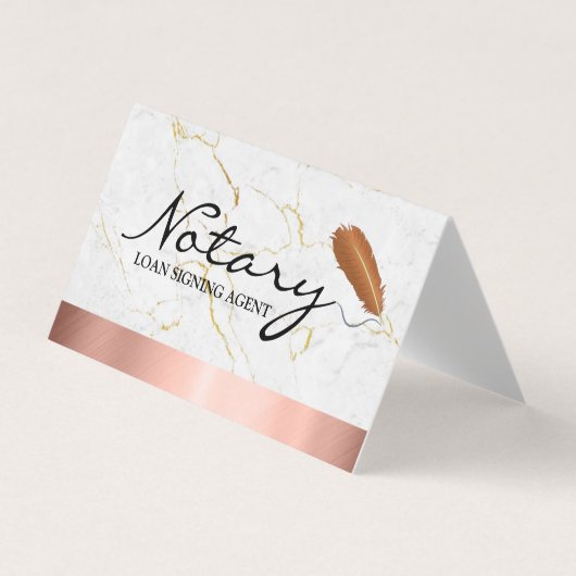 Slank mobiel notarisservice gepersonaliseerd ontwe visitekaartje (Voorkant)