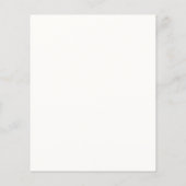 Slank modern Abstract evenementenprogramma (Achterkant)