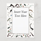 Slank modern Abstract evenementenprogramma (Voorkant)