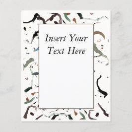 Slank modern Abstract evenementenprogramma