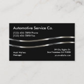 Slank modern autothema visitekaartje (Voorkant)