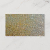 Slank modern gestructureerd metaal | Goud zilver,  Visitekaartje (Achterkant)