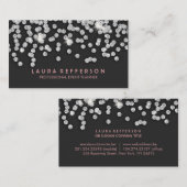 Slank Modern Silver Diamonds Visitekaartje (Voorkant / Achterkant)