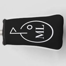 Slank Monogram Golfputter Hoesje Golfheadcover