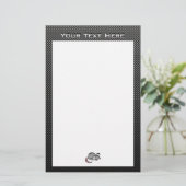 Slank muis briefpapier (Staand voorkant)