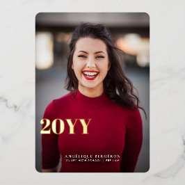 Slank n Chic Afstuderen Folie Uitnodiging