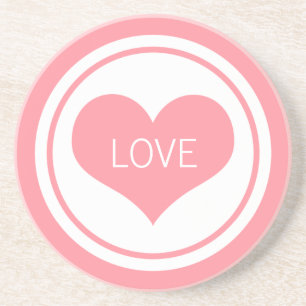 Slank Onderzetter, roze Zandsteen Onderzetter