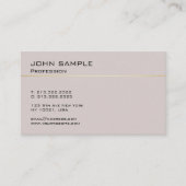 Slank ontwerp Professionele Elegante Harmonische K Visitekaartje (Voorkant)