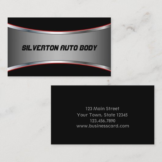 Slank opgeruimd uiterlijk visitekaartje (Voorkant / Achterkant)