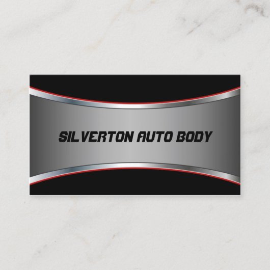 Slank opgeruimd uiterlijk visitekaartje (Voorkant)