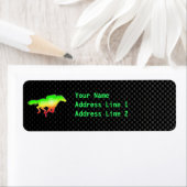 Slank paardenraces etiket (Insitu)