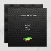 Slank paardenraces kaart (Voorkant / Achterkant)