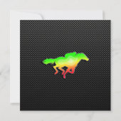 Slank paardenraces kaart (Achterkant)