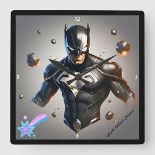 "Slank pak voor Power Control" Vierkante Klok