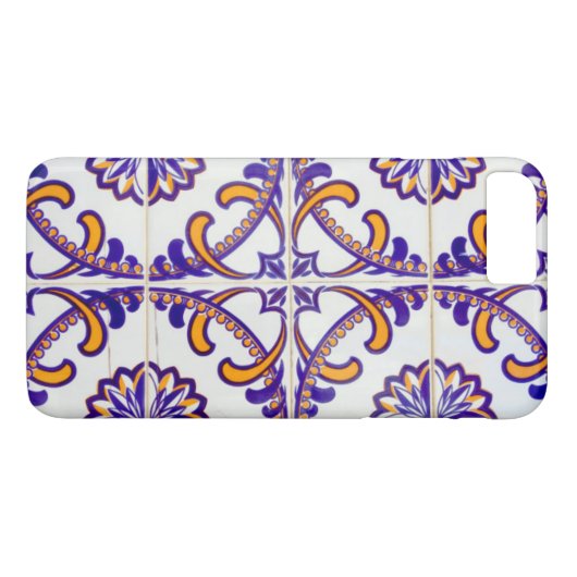 Slank patroonclose-up Portugal Case-Mate iPhone Case (Achterkant (Horizontaal))
