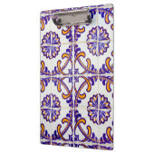 Slank patroonclose-up Portugal Klembord (Links)