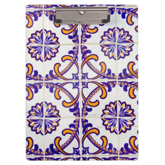 Slank patroonclose-up Portugal Klembord (Voorkant)