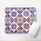 Slank patroonclose-up Portugal Muismat (Met muis)