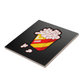 Slank Popcorn Tegeltje (Zijkant)