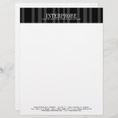 Slank professioneel briefhoofd (Voorkant / Achterkant)