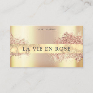 Slank, professioneel brons, mobiel sproeisel visitekaartje