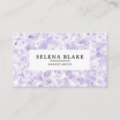 Slank professioneel chique minimalistisch ontwerp  visitekaartje (Voorkant)