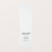 Slank professioneel/lion visitekaartje (Binnenkant ongevouwen)