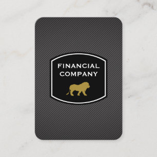 Slank professioneel/lion visitekaartje